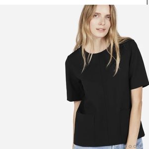 Everlane The Ponte short-sleeve tee with pockets